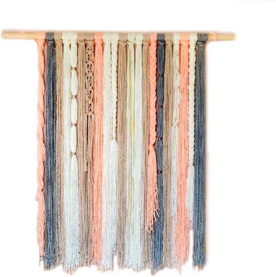 LYQZ 25.6"x35.4" Macrame Tapestry, Ethnic Wall Art Light-weight Living Area Hanging Decor