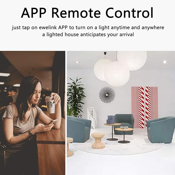 T2 Smart Switch WiFi Interruptor de Luz de Pared 2 Gang Wifi Interruptor Inteligente Soporte 433 RF y Control Remote de APP y Voz para Amazon Echo Echo Dot Amazon Tap Google Nest y IFTTT