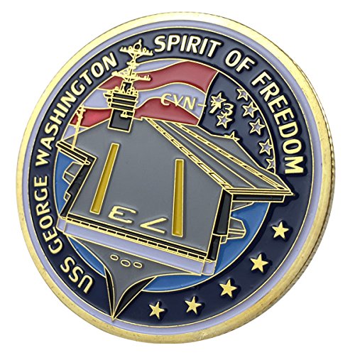 U.S. Navy USS George Washington Spirit Of Freedom / CVN-73 GP Challenge Coin 1133#