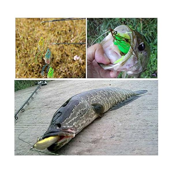 Sougayilang-6Pcs-Hollow-Frog-Fishing-Lures-Soft-Topwater-Baits-with-Tackle-Box-For-Bass-Snakehead-Saltwater-Freshwater-Fishing Sougayilang-6Pcs-Hollow-Frog-Fishing-Lures-Soft-Topwater-Baits-with-Tackle-Box-For-Bass-Snakehead-Saltwater-Freshwater-Fishing