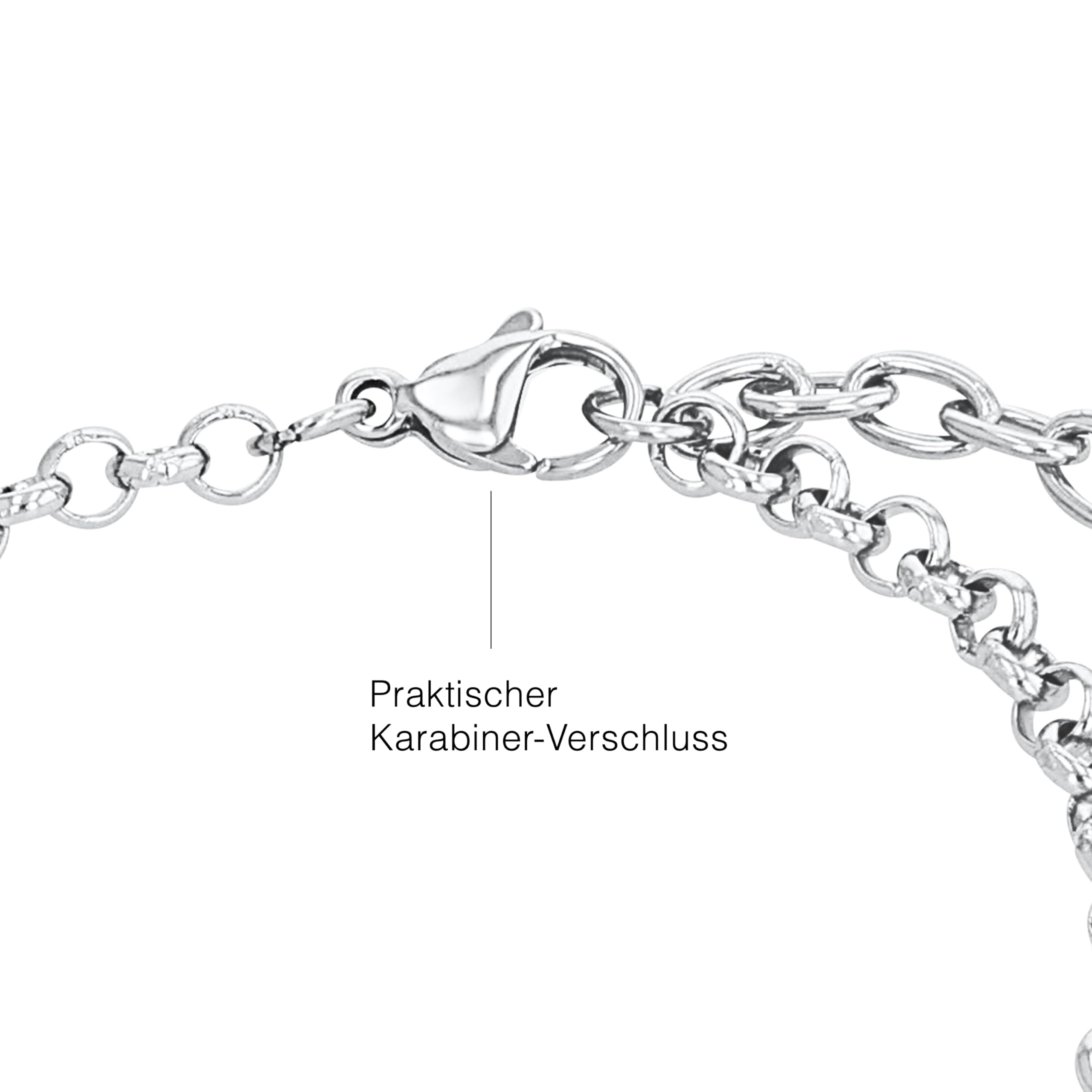 s.Oliver Damen Armkette Herz, Edelstahl