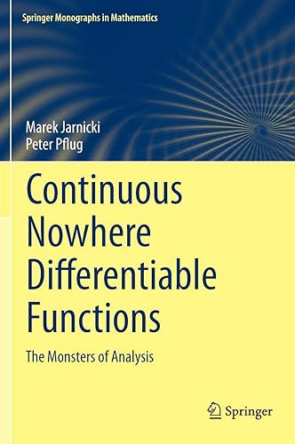 Download Continuous Nowhere Differentiable Functions: The Monsters of Analysis PDF