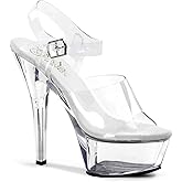 Pleaser Women's Kiss-208 Ankle-Strap Sandal