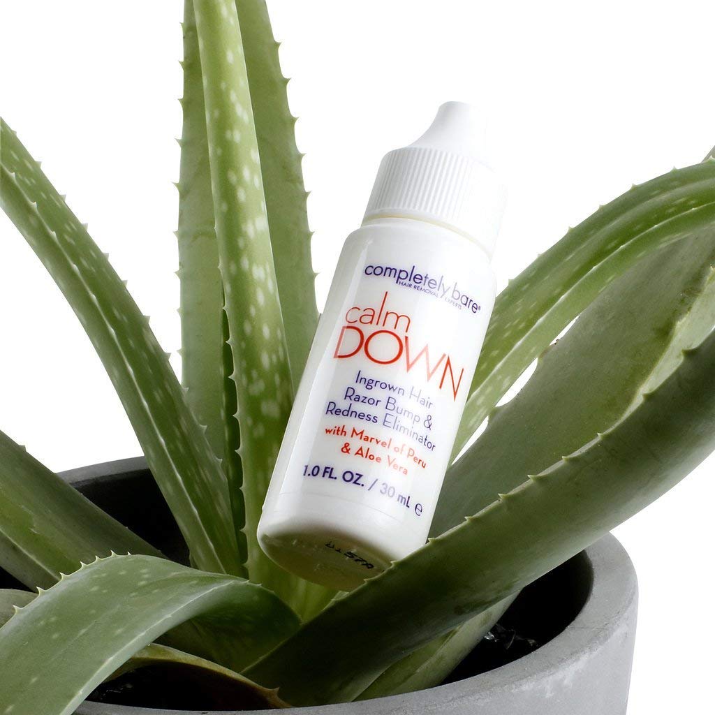 Completely Bare Calm Down Ingrown Hair Razor Bump Redness