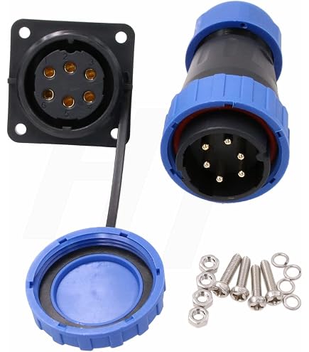 TE CONNECTIVITY 206430-1 CPC Series 1 Panel Mount Receptacle 4