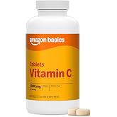 Amazon Basics Vitamin C 1000mg, Supports Healthy Immune System, Vegan, 300 Tablets, 10 month supply (Previously Amazon Elements)