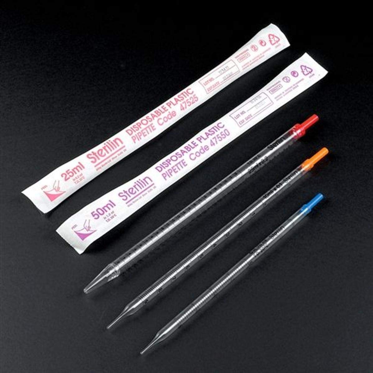 Sterilin 50275410 Polystyrene Disposable Sterile Serological Pipette