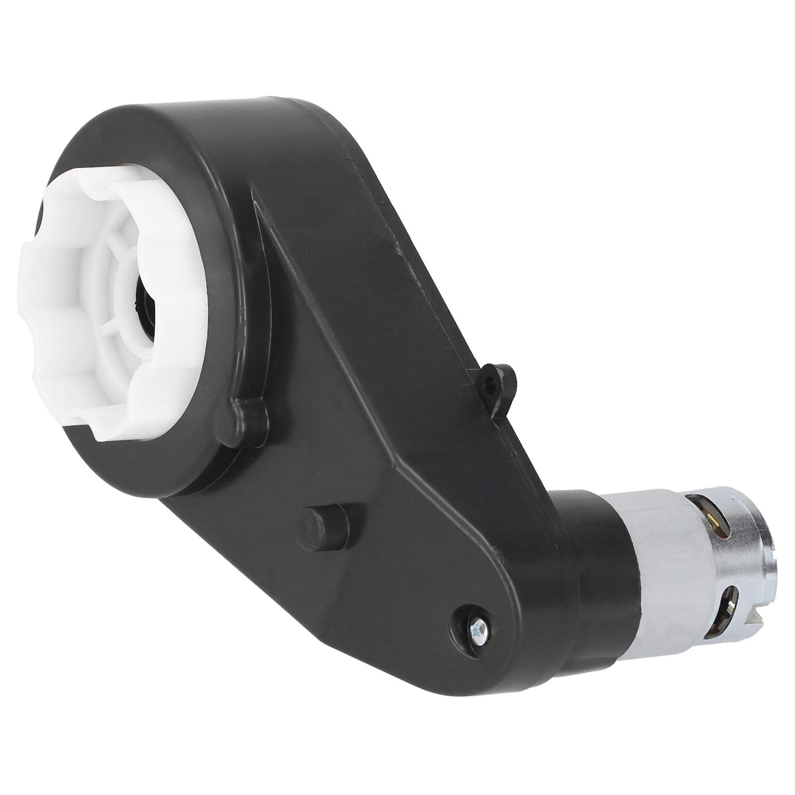 24V 18000RPM 555 Motor with Gear Box for Children Ride on Toys, Metal Gear, ABS Material, 185x92mm