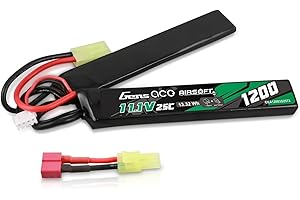 Gens ace 25C 1200mAh 3S1P 11.1V Airsoft Battery with TMY Plug(US Buyers get US Version-Camo, EU Buyers get EU Version-Green)
