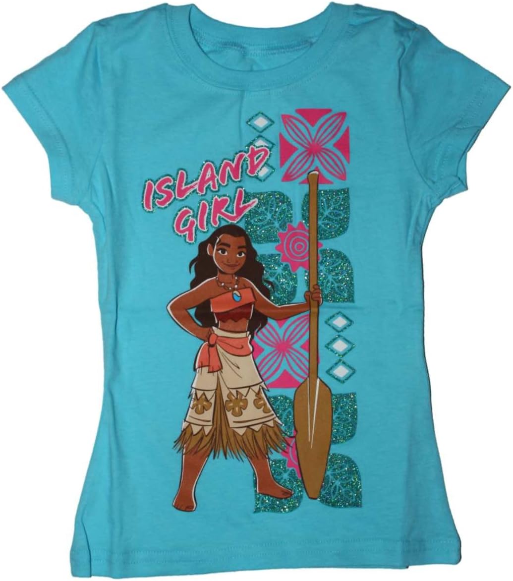 Disney Moana Island Girl Girls Shirt 4-16