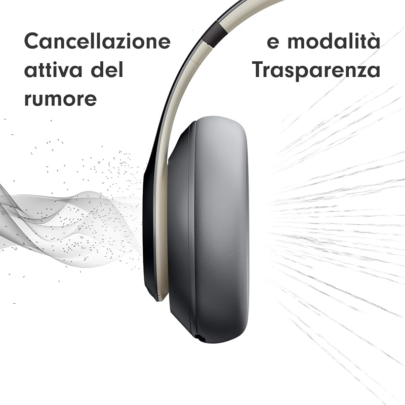 Studio Pro - Cuffie Bluetooth wireless con cancellazione del rumore - Audio spaziale personalizzato, compatibilità con Apple e Android - Grigio sabbia