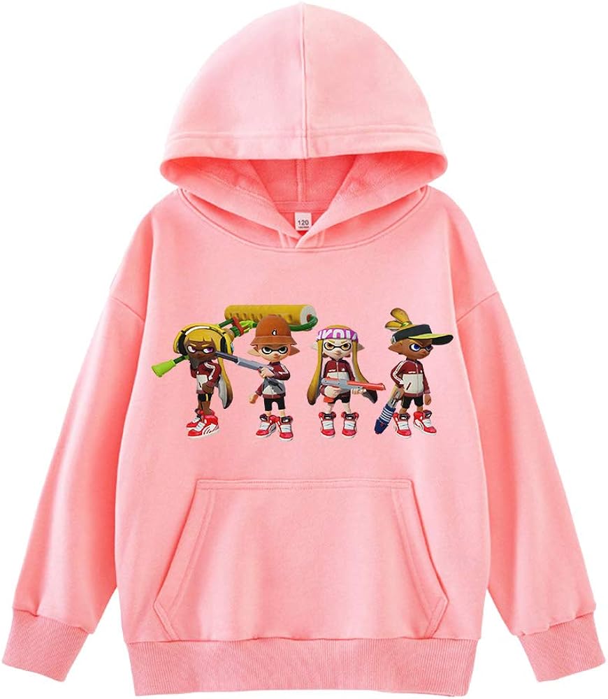Splatoon Pullover Gemütliche Outwear Stattliche Airy Sweatshirt Langarm