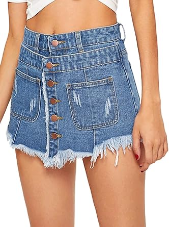 gonna pantaloncino jeans