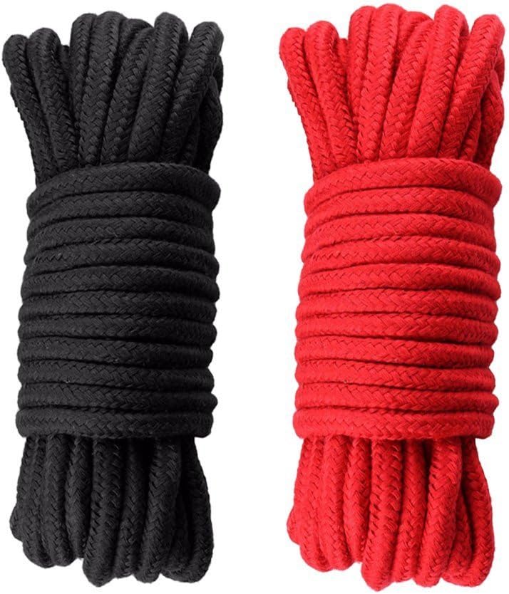 POLARHAWK Soft Rope Cord,Soft Cotton Rope 10 M/33 Feet 8 MM All Purpose Cotton Rope Craft Rope