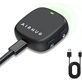 AIRHUG USB Microphone No Speaker with Magnetic &amp; Flat Mount, for PC/Mac | Noise Canceling, Mute Button &amp; LED Indicator, Plug &amp; Play, Computer Microphone for Zoom/Teams/Gaming/Class