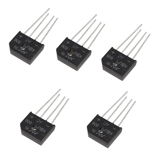 GBU606 New Bridge Rectifier Diode 6 Amps 600V Si 4 Pin Though Hole 5 ...