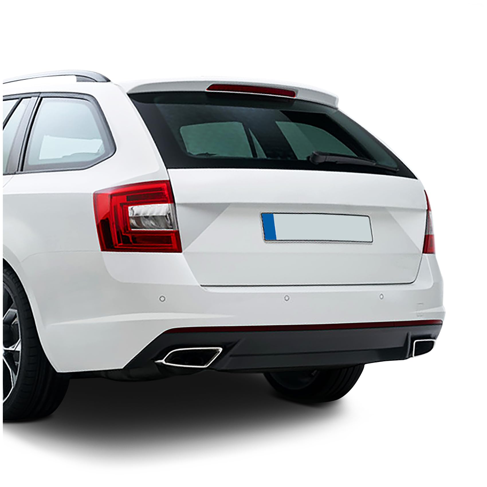 C040 Reflective Trim, Reflective Tape, Dark Grey Film Sticker for Car, Rear Reflector Darkening