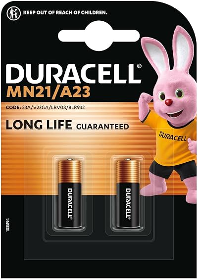 Duracell MN21 12V 2 Pack Specialty Alkaline Batteries A23 23A V23GA LRV08