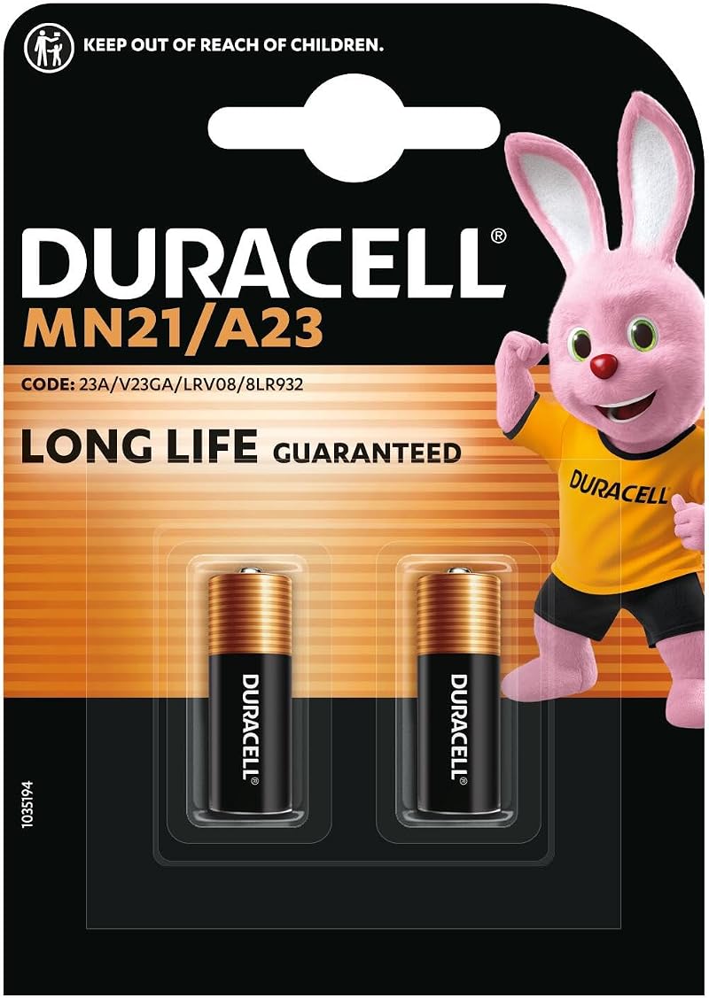 Duracell MN21 12V 2 Pack Specialty Alkaline Batteries A23 23A V23GA LRV08