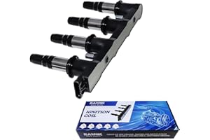 RAWOK Ignition Coil Pack Compatible with 2011-2015 Chevy Cruze 1.8L, 2016 Cruze Limited, 2012-2018 Sonic, 2009-2011 Aveo 5/Av