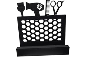 Black Hairdresser Business Card Holder Desk Stand | Barber Card Display Organizer for Salon & Barbershop Counters | 3D Printe