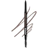 Morphe Micro Dual Eyebrow Pencil - Dual-Ended Brow Pencil Featuring a Retractable, Ultra-Precise, Pointed Tip - Richly Pigmented, Smooth-Gliding, Long-Lasting Wax Formula - Cold Brew (0.003 oz)