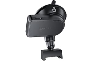 VANTRUE E1 Pro/ E1 Lite/ E2 Dash Cam GPS Receiver Module Type C USB Port Suction Cup Mount for Windows and Mac