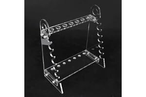 Pipette Rack, Trapezoid Organic Glass Pipette Holder 1.5cm Hole Diameter Pipette Bracket