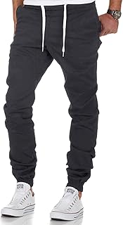 AitosuLa Herren Jogginghose Baumwolle Freizeithose Sport Slim Fit Trainingshose Sweatpants Jogger Pants