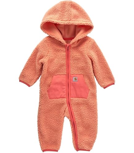 Amazon.com: Carhartt Kid's CM9736 Long-Sleeve Sherpa Zip-Front