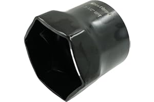 RoloTippi 3-1/2-Inch 6 Point Wheel Bearing Locknut Socket, 3/4-Inch Drive, for Axle Nut Socket, Remove and Install Wheel Bearing Nuts, Carbon Steel, Powder-Coated (3-1/2" 6PT, 3/4" Drive)
