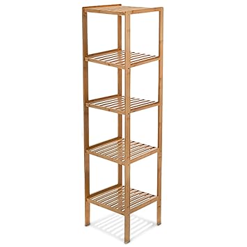 etagere bois bambou