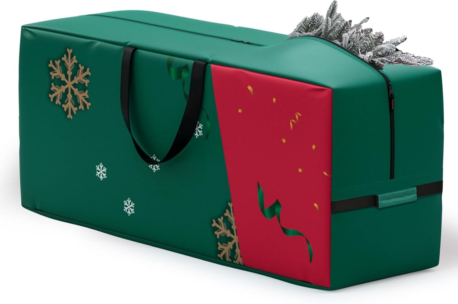 Holiday Décor Storage - Christmas Tree Storage Bags 7.5ft, Large Christmas Tree Storage Containers, Artificial Christmas Xmas Trees Box, Waterproof 600D Oxford Fabric Christmas Tree Bag with Reinforced Handle and Dual Zipper