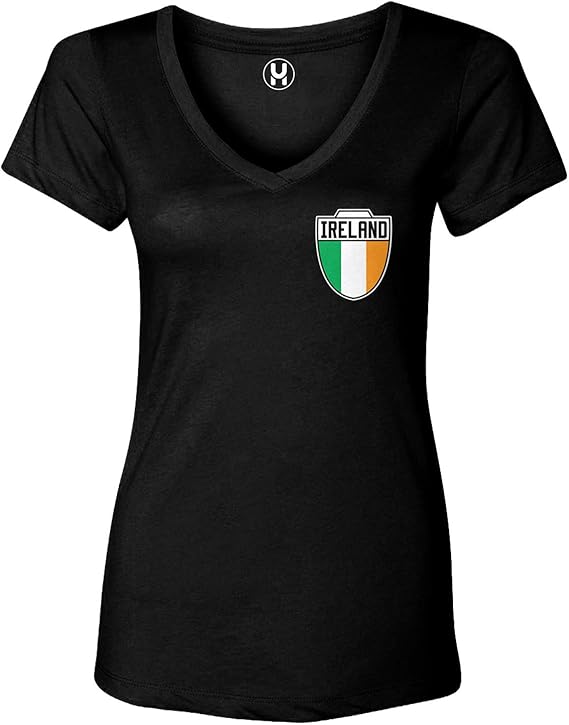 Ireland Football Jersey Republic National Soccer Ladies VNeck TShirt Clothing Ireland Football Jersey Republic National Soccer Ladies VNeck TShirt Clothing