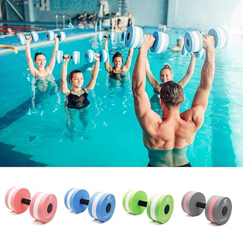 KLOLKUTTA Aquatic Dumbells, 2PCS Water Aerobic Exercise Foam