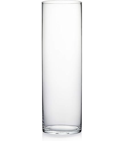 Tall Glass Vase② Amazon.com: WGV Cylinder Vase, Width 7
