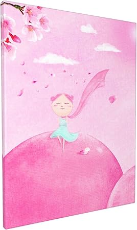 Amazon Co Jp Braksent アートパネル インテリア絵画 油絵 ピンクサクラワールド ポスター イラスト キャンバスアート 壁飾り 壁掛け おしゃれ 寝室 装飾画 風景画 Hd写真 モダン的な部屋飾り 新築お祝いに最適 30x40cm Generic