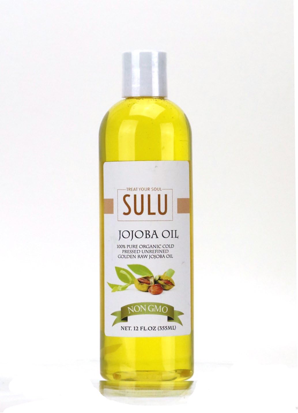 100% Pure Organic Unrefined Golden Jojoba Oil 12 fl.oz