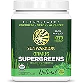 SUNWARRIOR Organic Ormus Supergreens Natural, 8 OZ