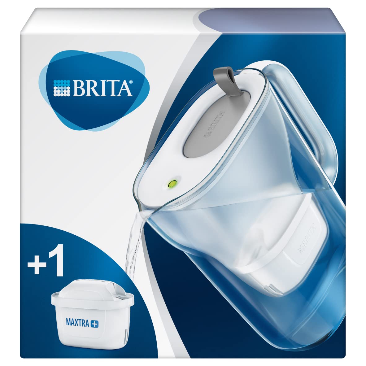 BRITA S0670 Style Water Filter Jug Maxtra+, Grey, Standard