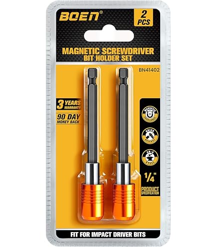 4 Pieces Impact Driver Socket Adapter Set With Magnetic Extension Bit Holder For 1/4 Inch Hex To Socket Turn Drill Into Nut Driver - View #10