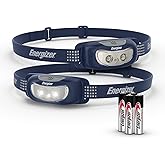 Energizer Universal+ LED Headlamp (2-Pack), IPX4 Water Resistant Headlamps, Bright Head Light for Outdoors, Camping, Running,