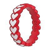 Enso Rings Hearts Accent Silicone Ring Collection