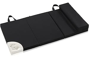 BALAPET Thick Supportive Foam Mechanical Mat to Lay On with Pillow, Waterproof Portable Mechanic Pad for Working Under Car with Carrying Handles,Suitable for Garage, Picnicking, Gardening