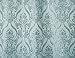 Elegant Comfort Penelopie Jacquard Look Curtain Panel Set, 54 by 84-Inch, Blue, Set of 2