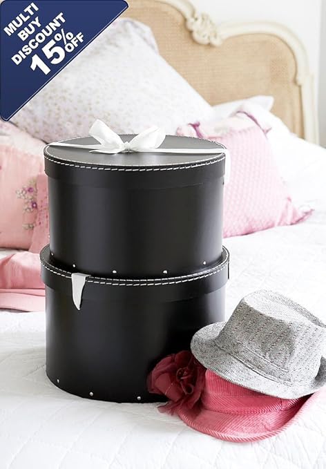 large hat boxes with lids uk