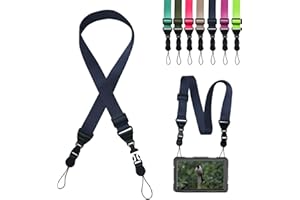 Gowjaw Adjustable Shoulder Strap:Comfortable iPad Strap Nylon Neck Lanyard for iPad/Samsung Tablet Case,Camera Binocular Crossbody Laptop Luggage Bag(Royal Blue)