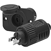 40A 12VBRS2 Trolling Motor Plug and Receptacle, 2 Wire, 12V-36V | For Charging/Downrigger/Trolling System