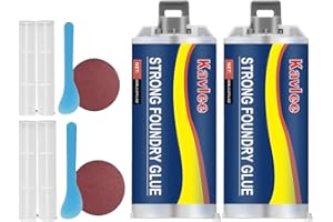 GOSWAR 2pcs Strong Foundry Glue, High Temperature Resistant Casting Repair, Metal Repair Glue, Premium Liquid Welding Filler for Metal Defects and Repairs