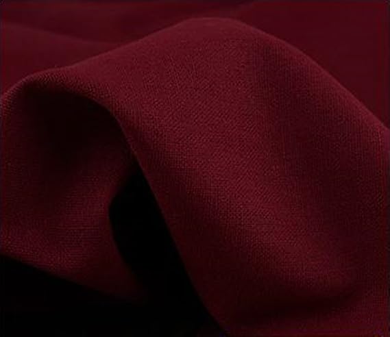 Amazon Moonfarm 全21色 カラー 綿 麻 無地 生地 約 2m 幅1 5m ワインレッド 濃赤 布 生地 通販